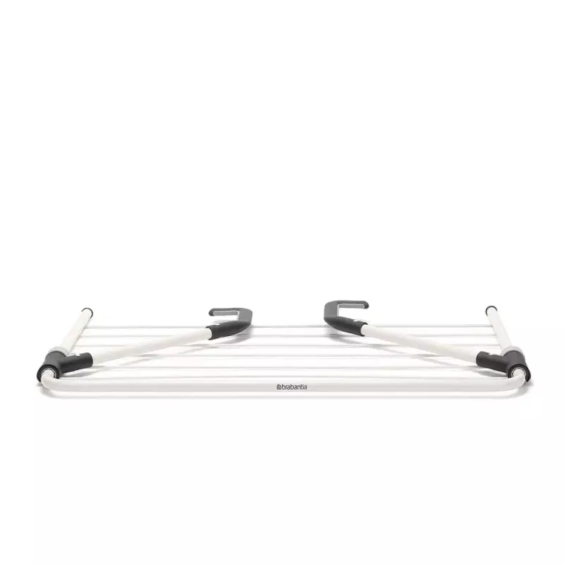 Rippklambriga pesukuivatusrest Brabantia 102769 Must Hõbedane 710mm