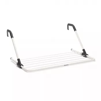 Rippklambriga pesukuivatusrest Brabantia 102769 Must Hõbedane 710mm