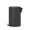 Brabantia Newicon pedaaliga prügikast 20 l, Mineral Infinite Grey, 114182