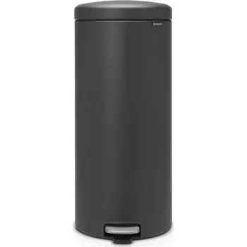 Prügikast BRABANTIA NewIcon 30 L — Mineral Infinite hall, pedaaliga roostevabast terasest prügikast