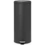 Prügikast BRABANTIA NewIcon 30 L — Mineral Infinite hall, pedaaliga roostevabast terasest prügikast
