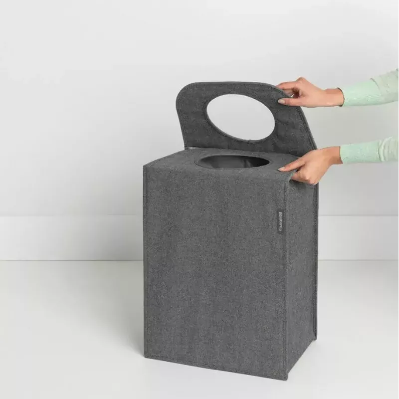 Pesukorv Brabantia 120381 55 L ristkülikukujuline must