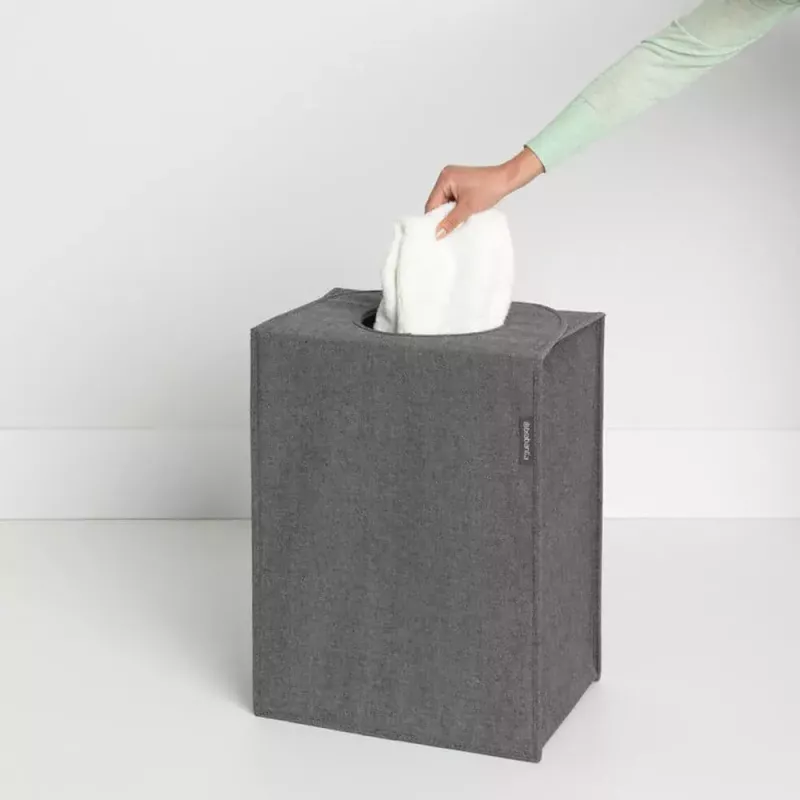 Pesukorv Brabantia 120381 55 L ristkülikukujuline must