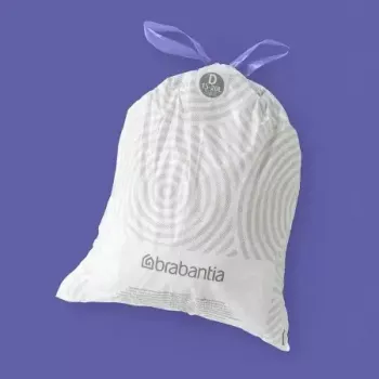 Prügikotid BRABANTIA 138164, 20 L, valge, plast, 40 tk, 545×435 mm