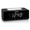 Kellraadio Lenco CR540BK — FM äratuskell, 1,2-tolline LED-ekraan, hämardatav öövalgus, USB-laadimine, stereokõlarid