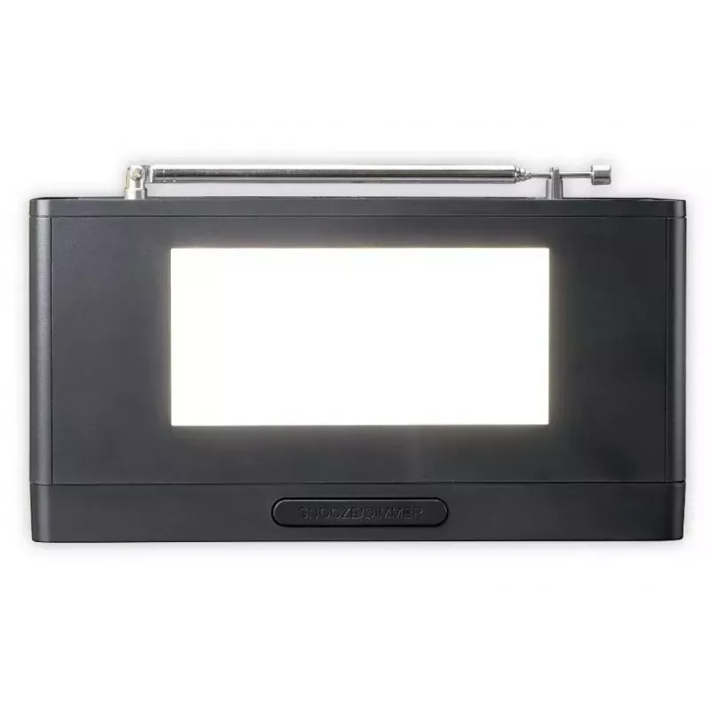 Kellraadio Lenco CR540BK — FM äratuskell, 1,2-tolline LED-ekraan, hämardatav öövalgus, USB-laadimine, stereokõlarid
