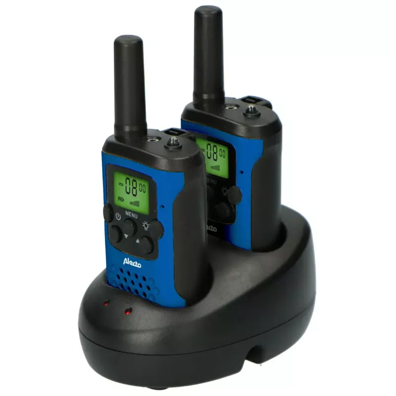 Alecto FR175BW kahesuunaline raadio 8 kanalit 446 MHz must sinine