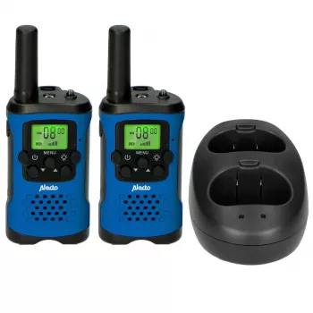 Alecto FR175BW kahesuunaline raadio 8 kanalit 446 MHz must sinine
