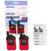 Alecto FR115RD kahesuunaline raadio 8 kanalit 446 MHz must punane