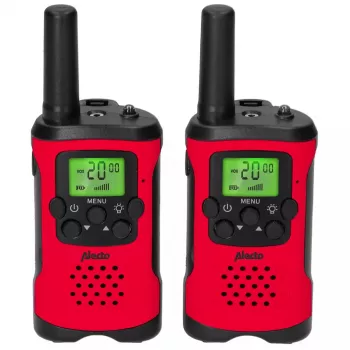 Alecto FR115RD kahesuunaline raadio 8 kanalit 446 MHz must punane