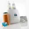 Pudelisoojendaja Alecto BW700TWIN — kahekordne 3-ühes elektriline pudelisoojendaja, 512 W, 230 V, valge