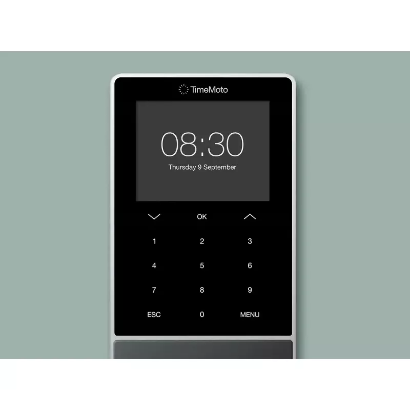 Safescan TM—818 MC must kiibi token sõrmejälje parooli läheduskaart