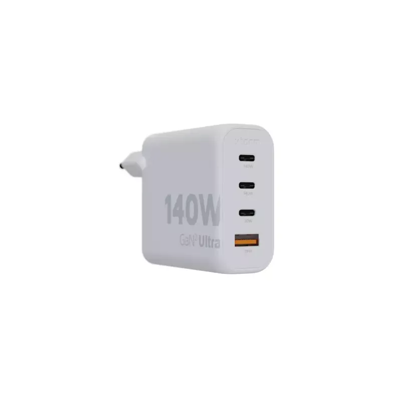 Xtorm 140W GaN² Ultra seinakontakt-adapter siseruumidesse AC universaalne 3 USB USB-C kiirlaadimine