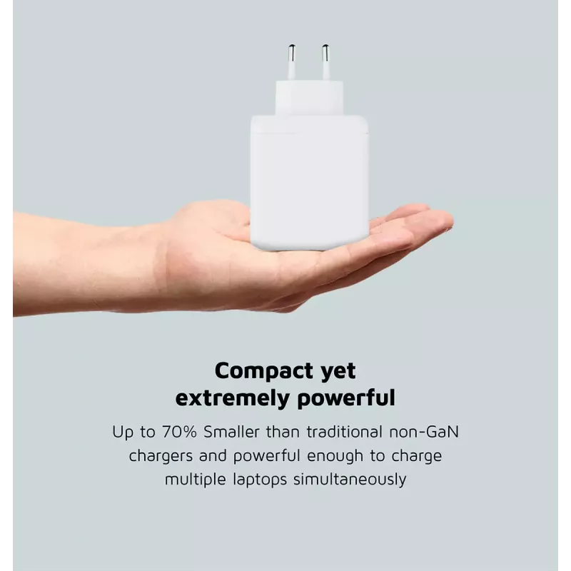 Siselaadija Xtorm 100W GaN² Ultra seinakontakti kiirlaadija 2 USB-C-ga