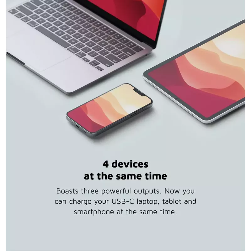 Siselaadija Xtorm 100W GaN² Ultra seinakontakti kiirlaadija 2 USB-C-ga