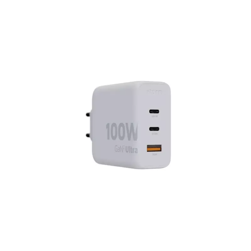 Siselaadija Xtorm 100W GaN² Ultra seinakontakti kiirlaadija 2 USB-C-ga