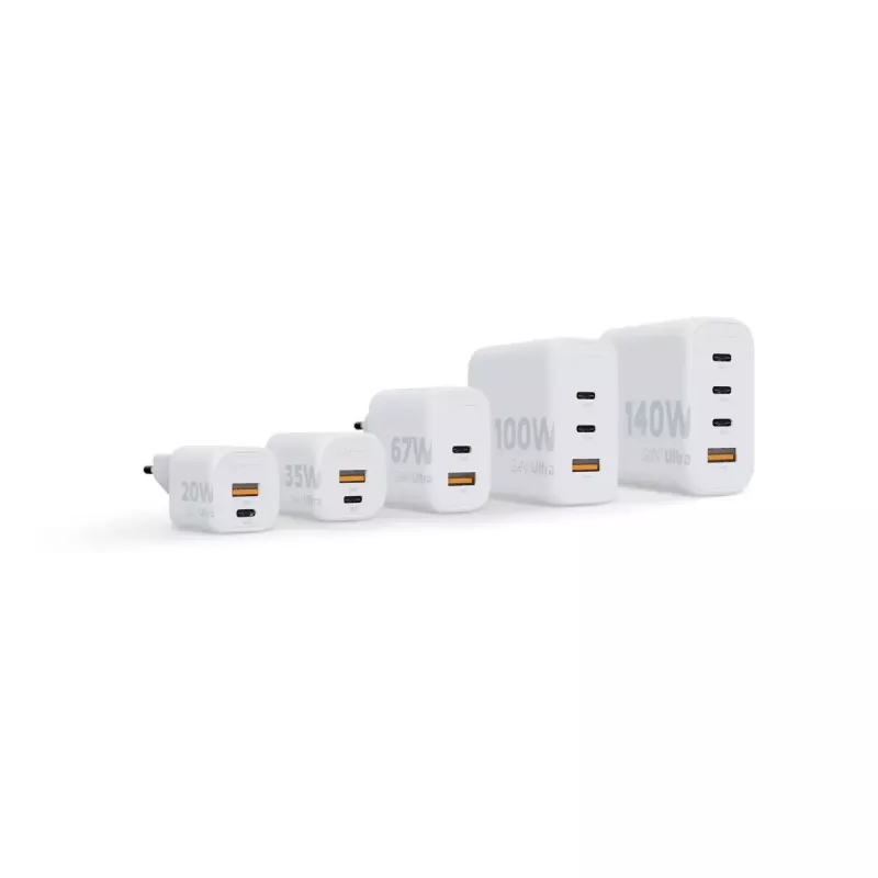 Siselaadija Xtorm 100W GaN² Ultra seinakontakti kiirlaadija 2 USB-C-ga