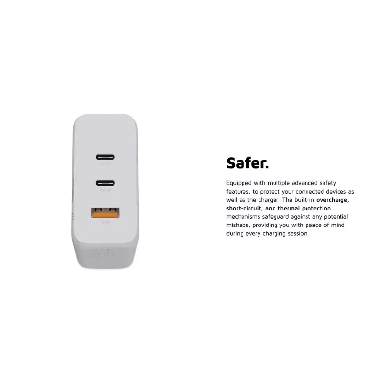 Siselaadija Xtorm 100W GaN² Ultra seinakontakti kiirlaadija 2 USB-C-ga