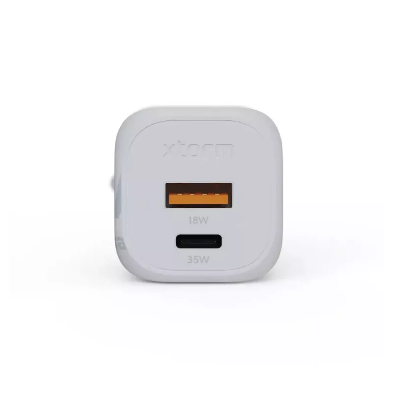 Xtorm 35W GaN² Ultra seinalaadija, siseruumides kasutamiseks, USB USB-C, kiirlaadimine, valge