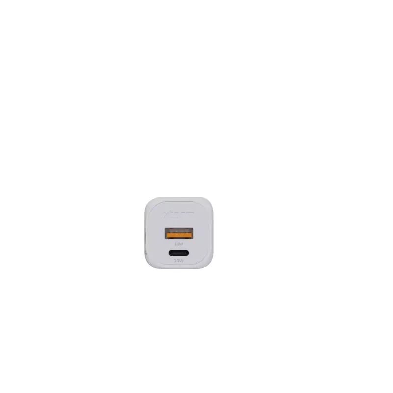 Xtorm 20W GaN² Ultra seinaker — 20 W, USB-C, sisetingimustesse, valge