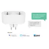 Smart plug Avanca International BV Hombli Smart Socket Duo EU — Wi‑Fi, 220–250 V, 50–60 Hz, 3540 W, siseruumidesse, valge