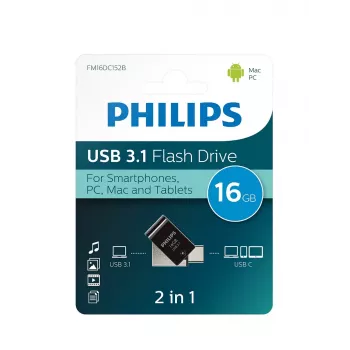 USB-mälupulk Philips 16GB USB Type-A 3.2 Gen 1 FM16DC152B/00