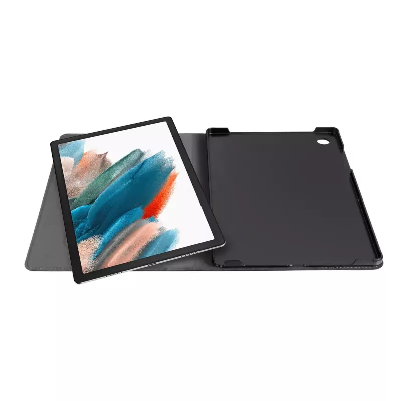 Folio case GeckoCovers Galaxy Tab A8 (2021) jaoks — Easy-Click 2.0, veluur ja kunstnahk, tugi, 10,5-tolline ekraan