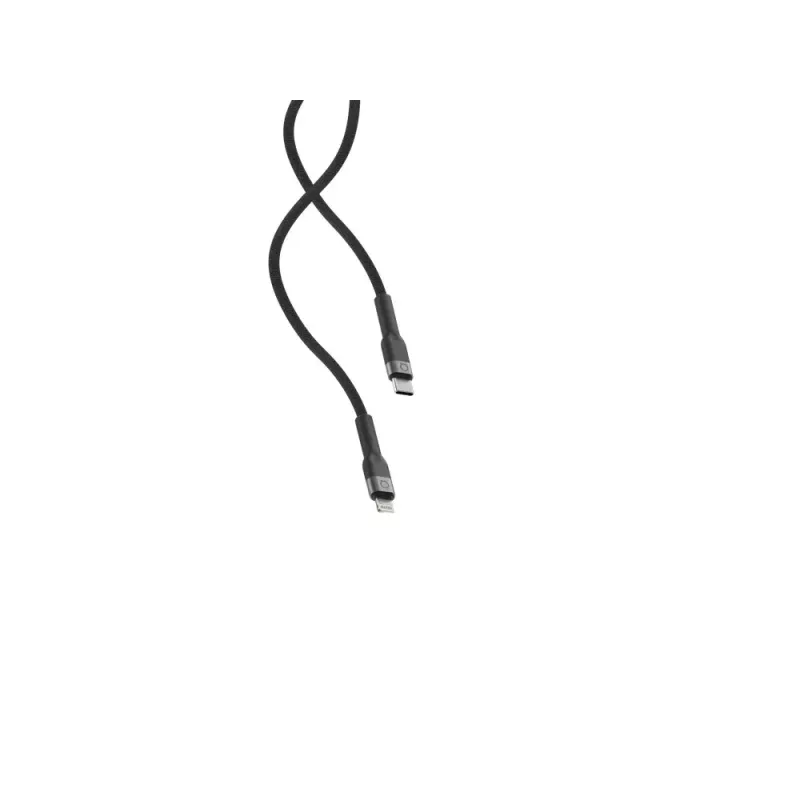 USB-C–Lightning-kaabel LINQ byELEMENTS 2 m MFi sertifikaadiga Must