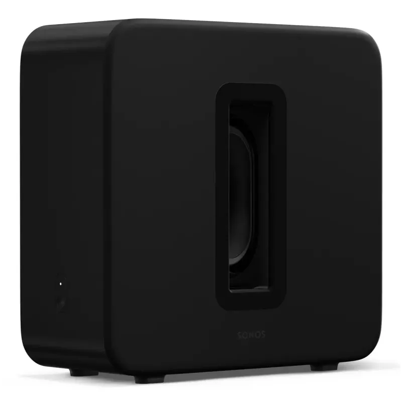 Aktiivne bassikõlar Sonos Sub 4 Must — D-klassi võimendi, AC 110–240 V, 40,2×15,8×38,9 cm