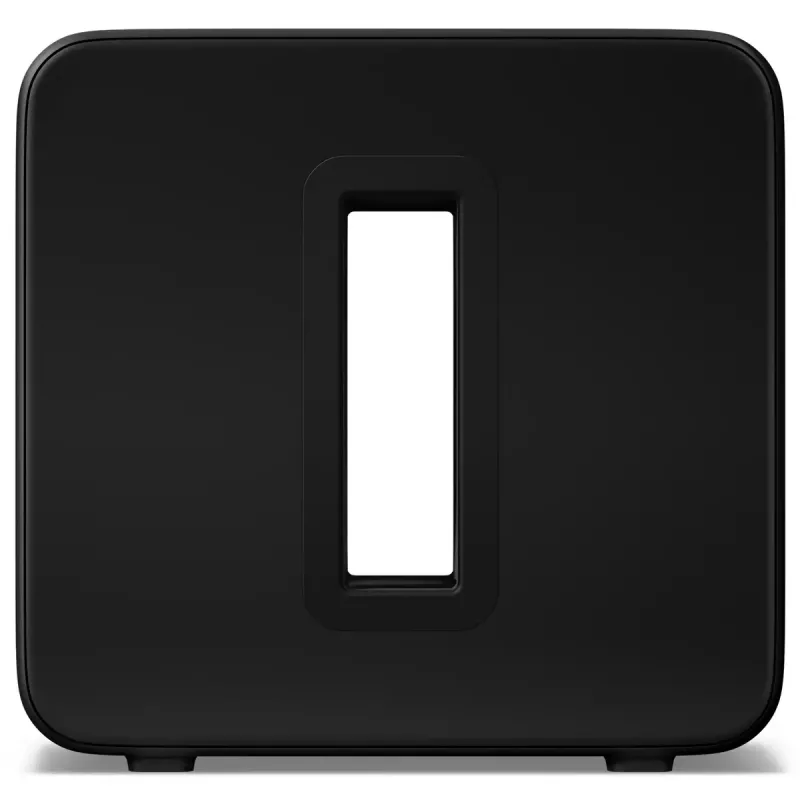 Aktiivne bassikõlar Sonos Sub 4 Must — D-klassi võimendi, AC 110–240 V, 40,2×15,8×38,9 cm
