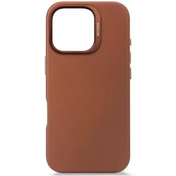 Decoded nahast ümbris iPhone 16 Pro 6.3 inch pruun