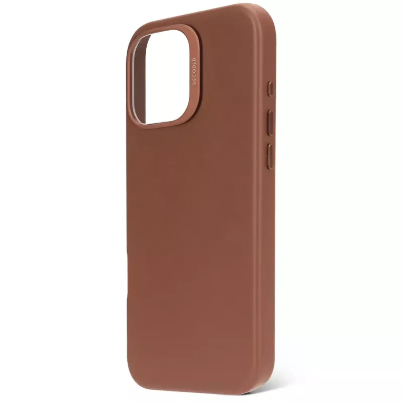 Decoded nahast ümbris iPhone 16 Pro Max 17,5 cm Pruun