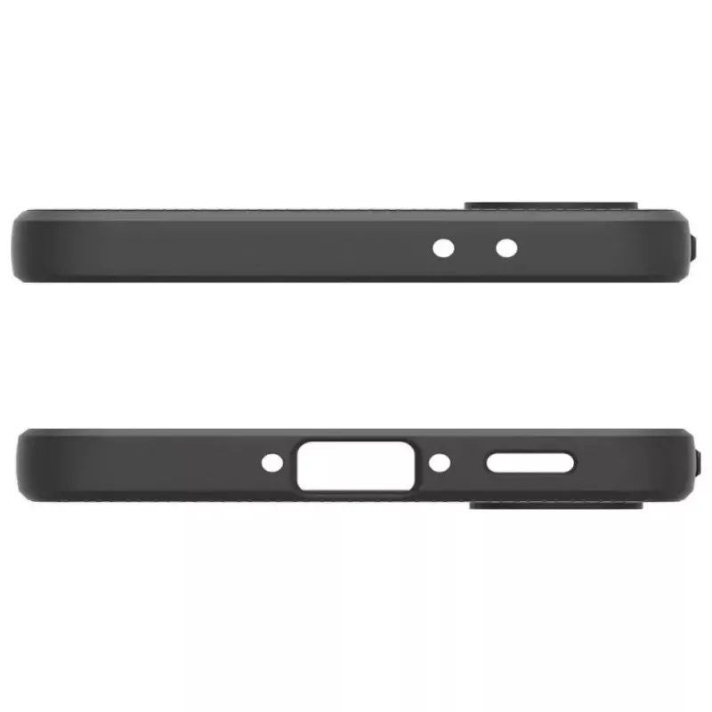 Kaitseümbris Spigen Liquid Air Samsung Galaxy A36 5G-le, mattmust