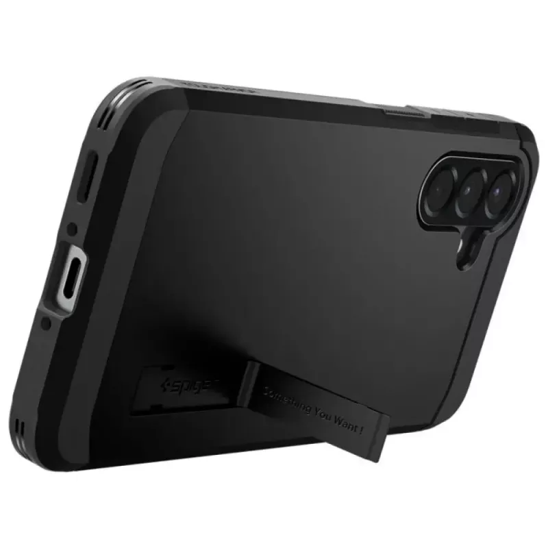 Spigen Tough Armor ümbris Samsung Galaxy A56 5G jaoks — must, kahekihiline kaitseümbris