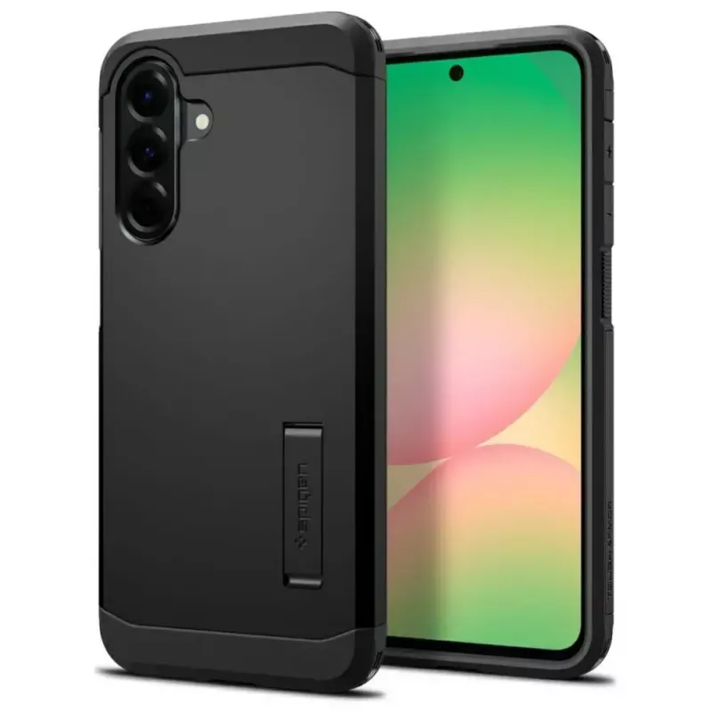Spigen Tough Armor ümbris Samsung Galaxy A56 5G jaoks — must, kahekihiline kaitseümbris