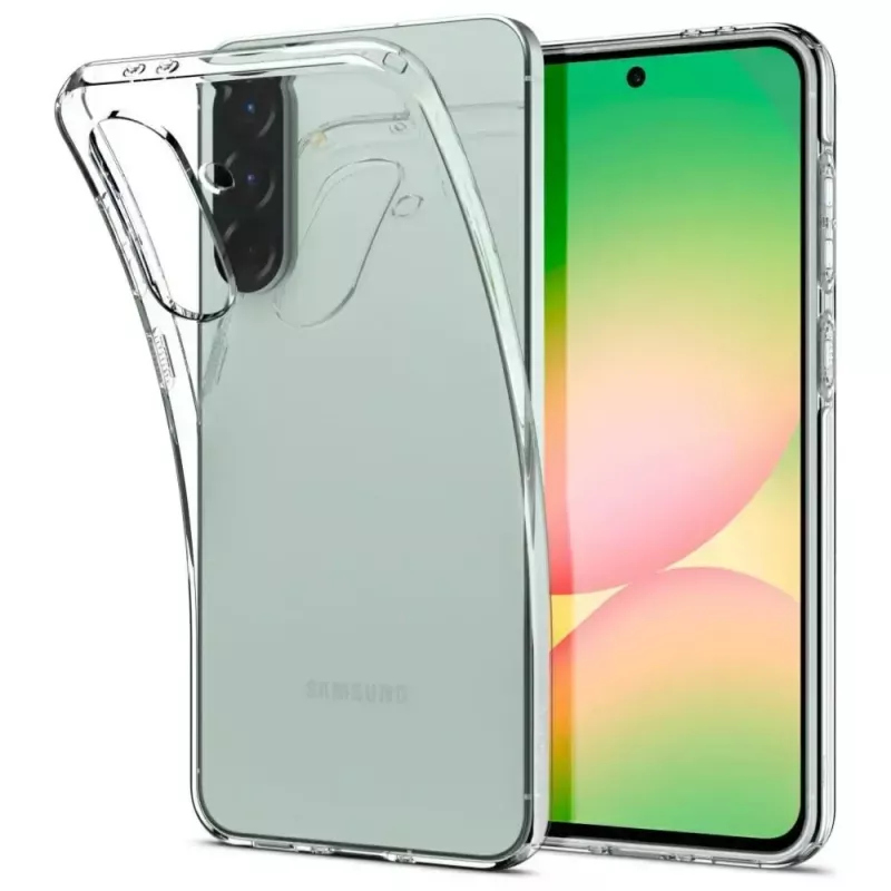 Kaitseümbris Spigen Samsung Galaxy A56 5G-le — Crystal Clear, õhuke läbipaistev kate