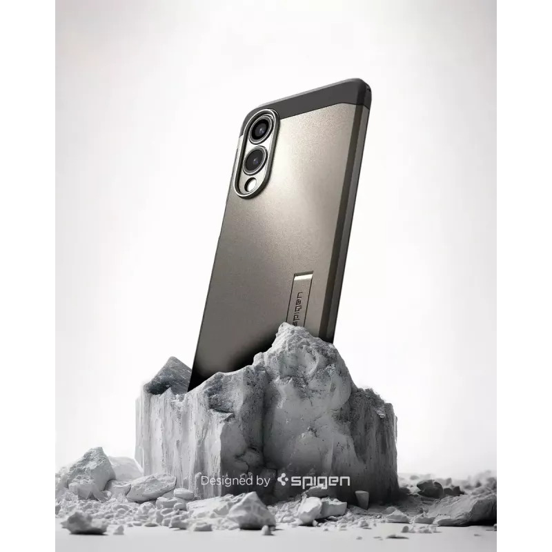 Katte Spigen Galaxy S25 Edge Tough Armor AI MagFit Gunmetal