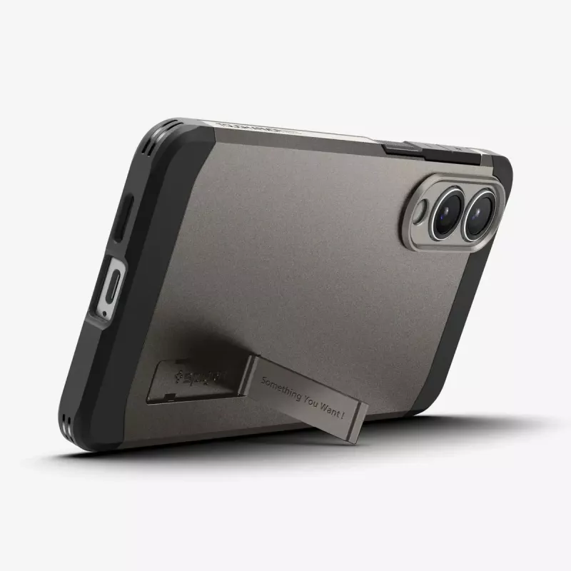 Katte Spigen Galaxy S25 Edge Tough Armor AI MagFit Gunmetal