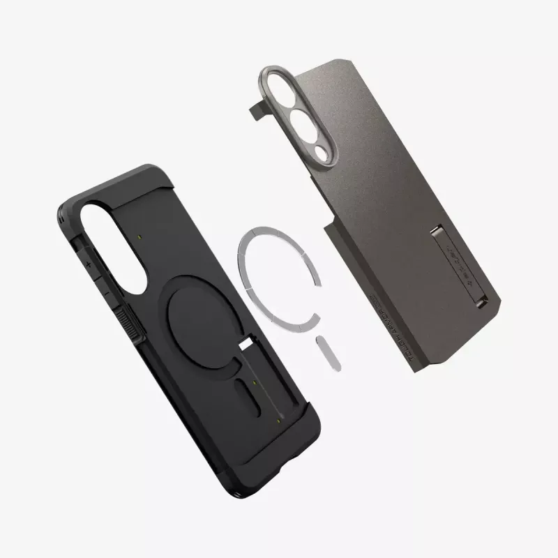 Katte Spigen Galaxy S25 Edge Tough Armor AI MagFit Gunmetal