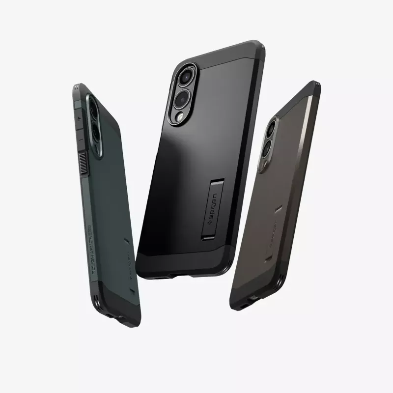 Katte Spigen Galaxy S25 Edge Tough Armor AI MagFit Gunmetal