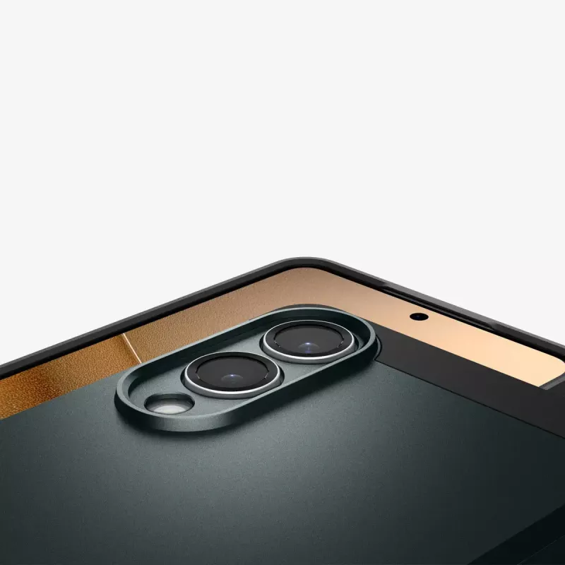 Spigen Galaxy S25 Edge Tough Armor AI Abyss roheline kate