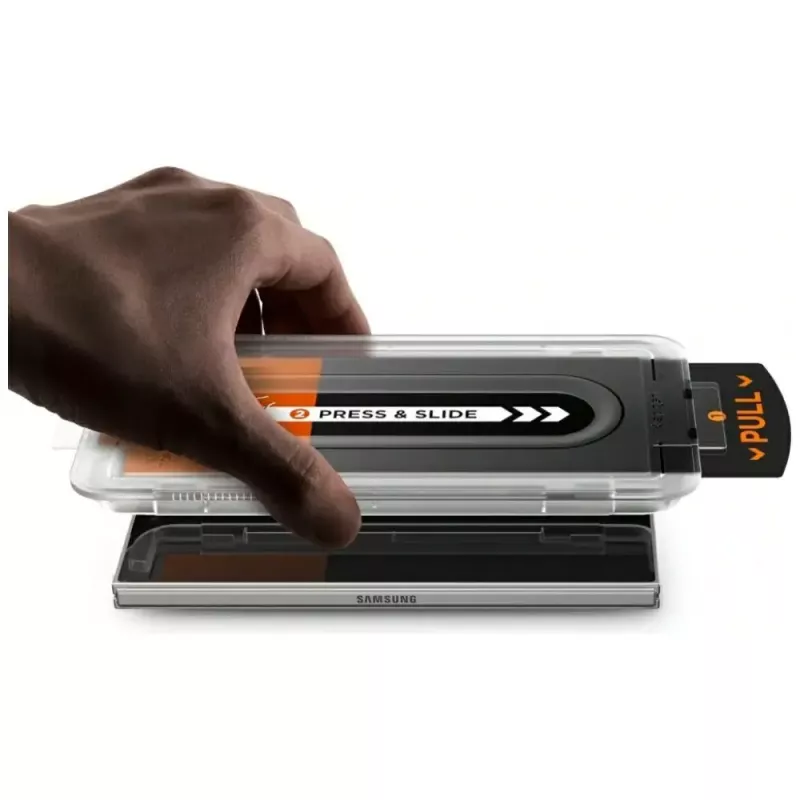 Karastatud klaasist ekraanikaitse Spigen Glas.Tr EZ FIT Pro HD Samsung Galaxy Z Fold7 jaoks — kriimustuskindel, lihtne paigaldus