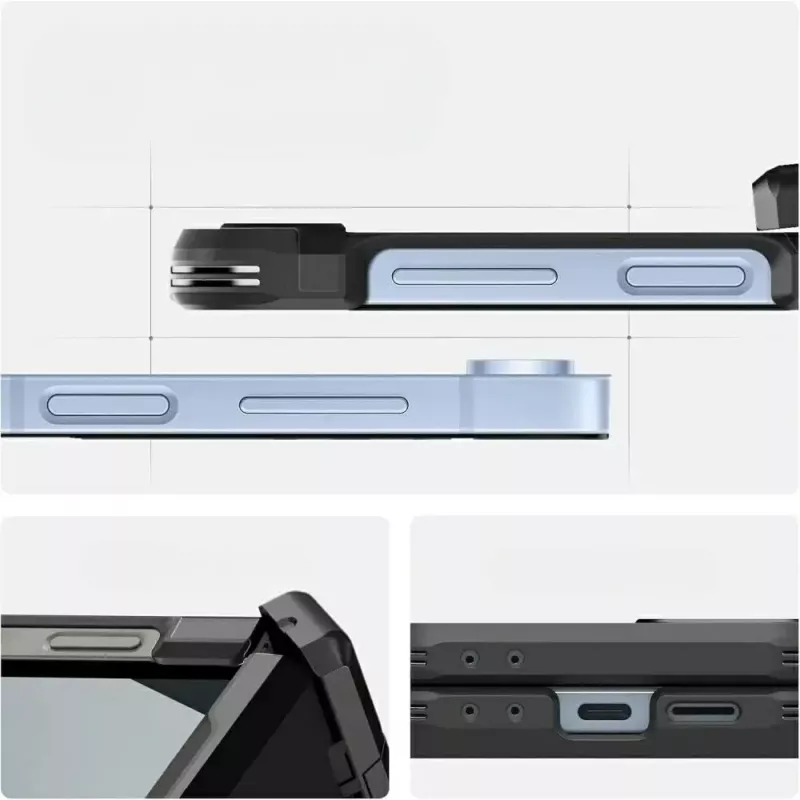 Kaitseümbris Spigen Tough Armor Pro Mag Galaxy Z Flip 7 FE jaoks — must