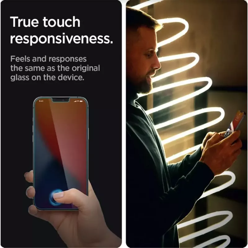 Ekraanikaitse Spigen AGL03391 Apple iPhone 13/13 Pro jaoks karastatud klaas