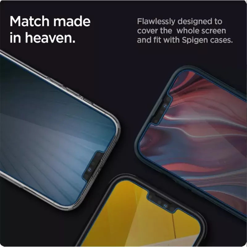 Ekraanikaitse Spigen AGL03391 Apple iPhone 13/13 Pro jaoks karastatud klaas