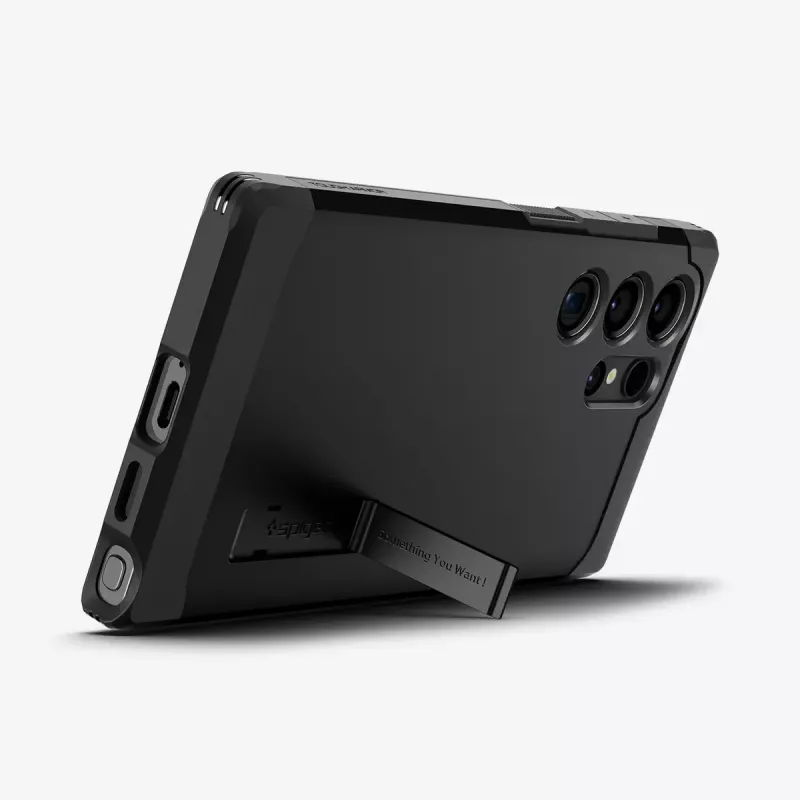 Spigen Tough Armor mobiiltelefoni ümbris Must Galaxy S24 Ultra 17,3 cm