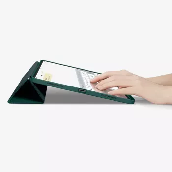Flip case Spigen Urban Fit 33 cm (13 inch) for iPad Pro 2024 roheline