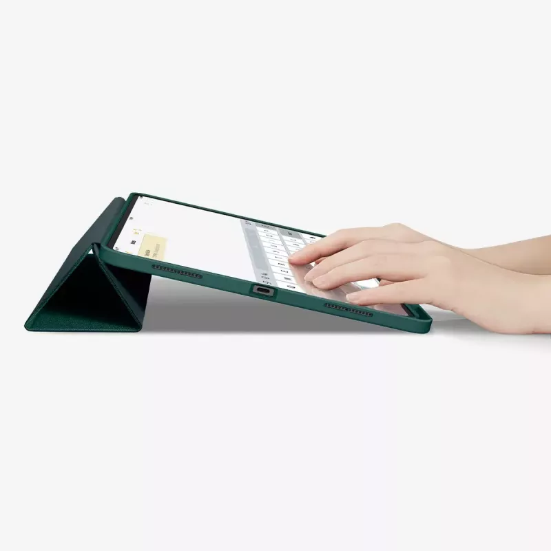 Flip case Spigen Urban Fit 33 cm (13 inch) for iPad Pro 2024 roheline