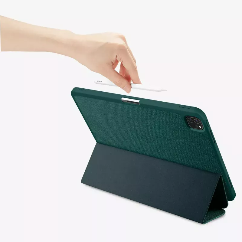 Flip case Spigen Urban Fit 33 cm (13 inch) for iPad Pro 2024 roheline