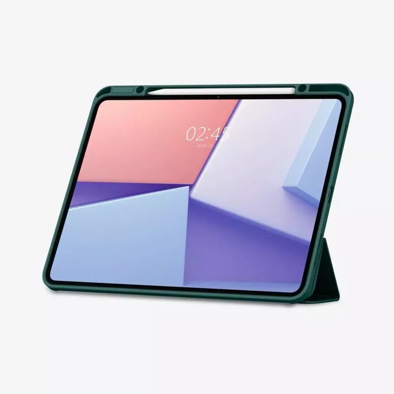 Flip case Spigen Urban Fit 33 cm (13 inch) for iPad Pro 2024 roheline